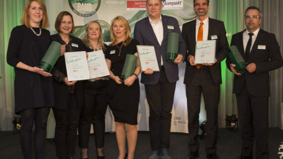 United Against Waste mit Grünem Band 2016 ausgezeichnet