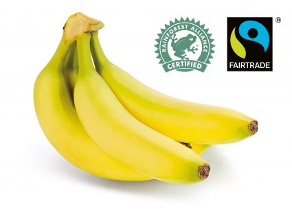 Nachhaltiges Bananensortiment bei Lidl / Ab Anfang April sind alle Bananen bei Lidl mit dem „Rainforest Alliance“- oder „Fairtrade“-Siegel ausgezeichnet (FOTO)