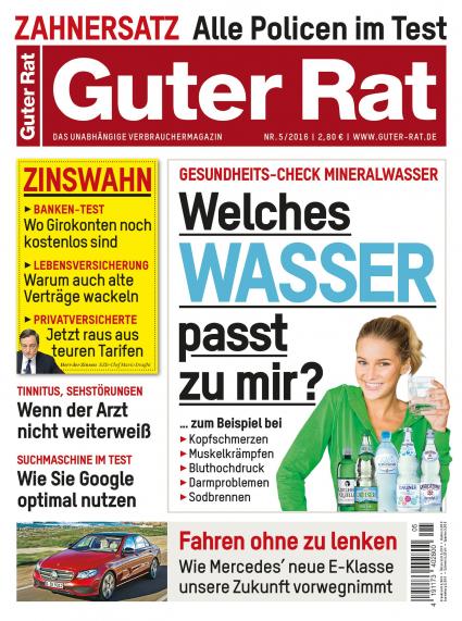 Guter Rat: Mineralwasser manchmal so hilfreich wie Medikamente (FOTO)