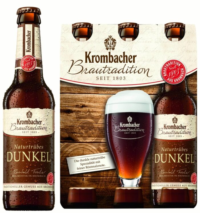 Neues von den Braumeistern aus Krombach: Krombacher Brautradition Naturtrübes Dunkel (FOTO)