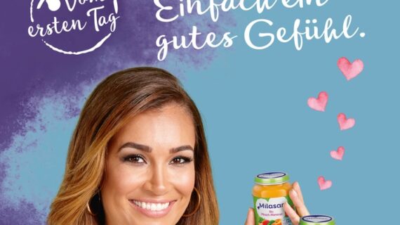 Jana Ina Zarrella wird Milasan-Markenbotschafterin und Mamabloggerin für ALDI SÜD (FOTO)