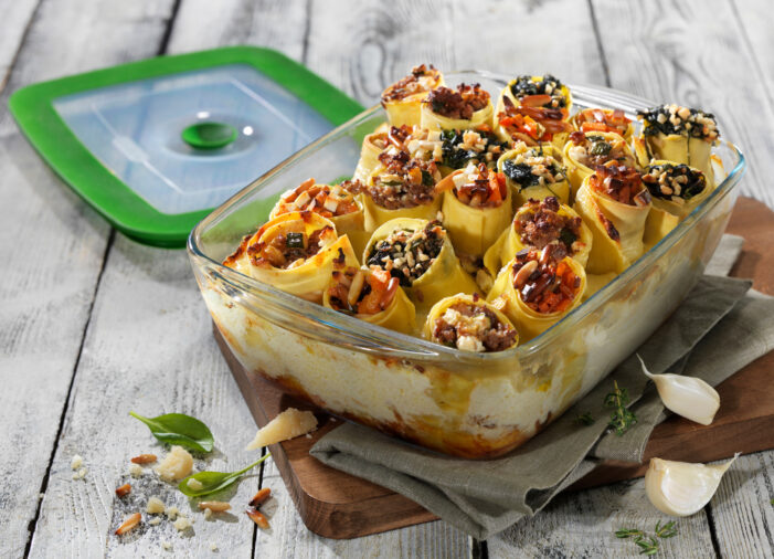 Pasta-Party: Dreierlei Cannelloni mit Pyrex Cook & Store