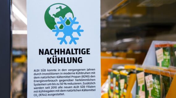 ALDI SÜD installiert 1000. CO2-Kälteanlage (FOTO)