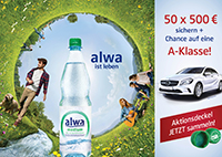 Sommerpromotion: Gehe mit alwa auf große Mineralwasser-Jagd! Sommerpromotion: Gehe mit alwa auf große Mineralwasser-Jagd!