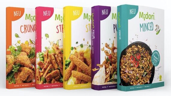Der volle Genuss kommt auch ohne Fleisch aus: Pflanzenprotein-Kraftpaket M¡dori® jetzt im Einzelhandel