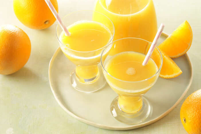 Orangensaft nicht nur zum Frühstück eine gute Wahl
