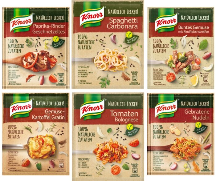 Erfolgreiche Range KNORR Natürlich Lecker! wächst