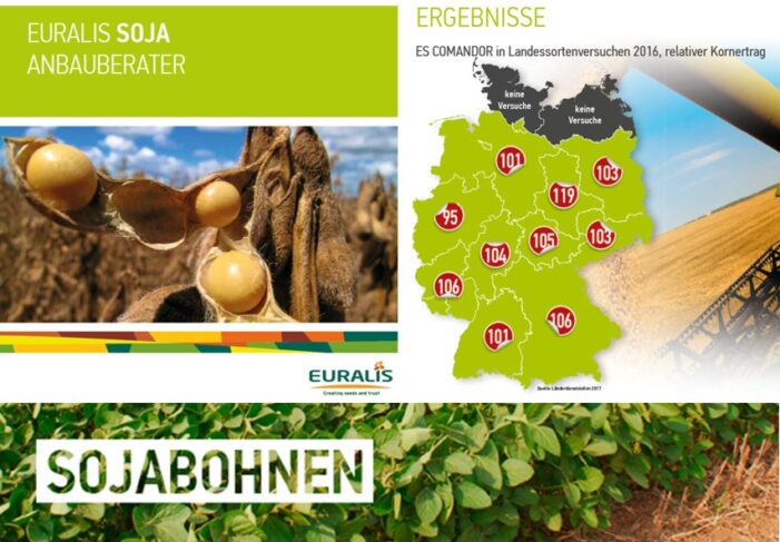 EURALIS: Sojabohnen – Erste Ergebnisse der Landessortenversuche 2017 veröffentlicht