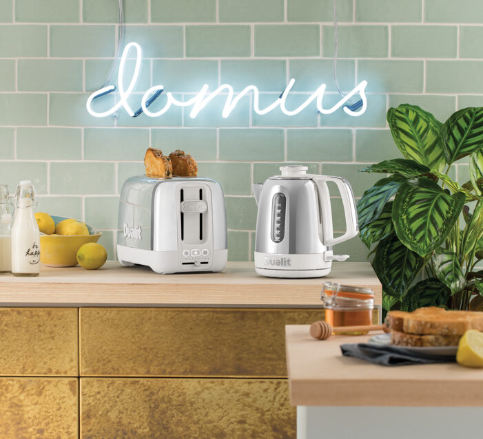 Markteinführung Dualit Domus Toaster und Wasserkocher