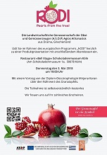 Informatives Event über „Granatäpfel“ in Köln!