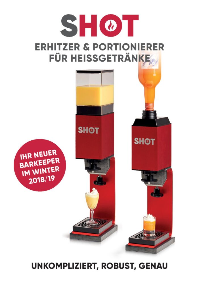 SHOT Erhitzer & Portionierer für Spirituosen und Liköre