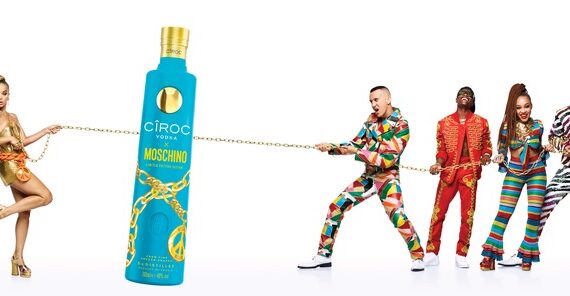 CÎROC x MOSCHINO stellen ihre Kollaboration bei der Fashion Week in Mailand vor / Ein Zusammentreffen der verspieltesten Marken der Modebranche (FOTO)
