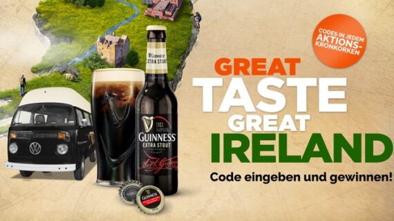 Großes Gewinnspiel – letzte Chance nutzen / Guinness verlost original Bulli, Irland-Urlaub und viele weitere Preise (FOTO)