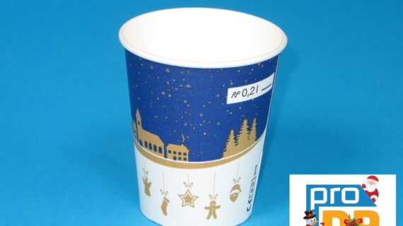 Kompostierbare Glühwein to go Becher für das Weihnachtsgeschäft