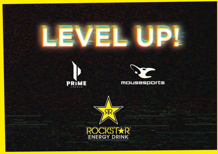 Level up mit Rockstar Energy! / Mit mousesports und Prime League setzt Rockstar Energy 2020 auf E-Sports (FOTO)