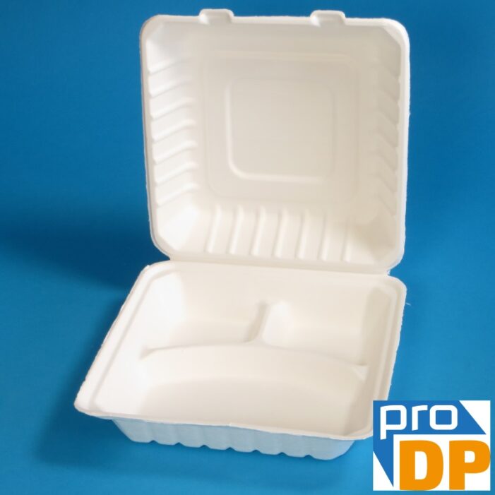 Bagasse Menüboxen als nachhaltige Alternative zum Styropor