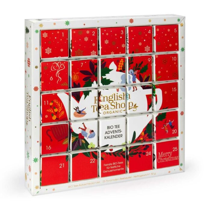 Bio-Tee Adventskalender Neuheiten von English Tea Shop