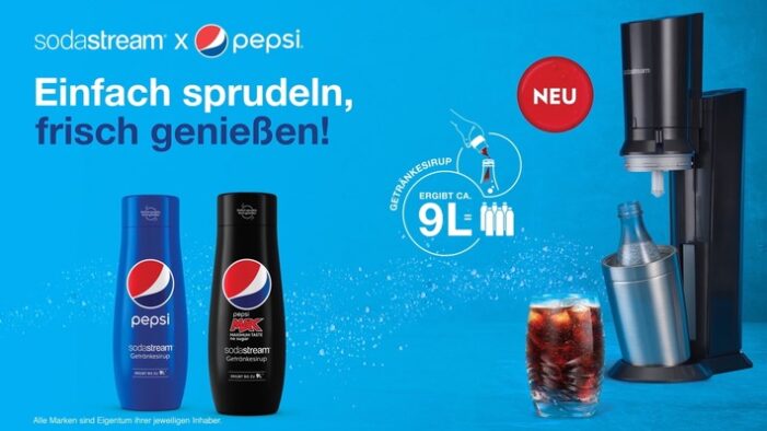 SodaStream unterstützt PepsiCo-Sirups mit groß angelegter 360°-Kampagne – / neuer TV-Spot verspricht Spaß und Genuss! (FOTO)