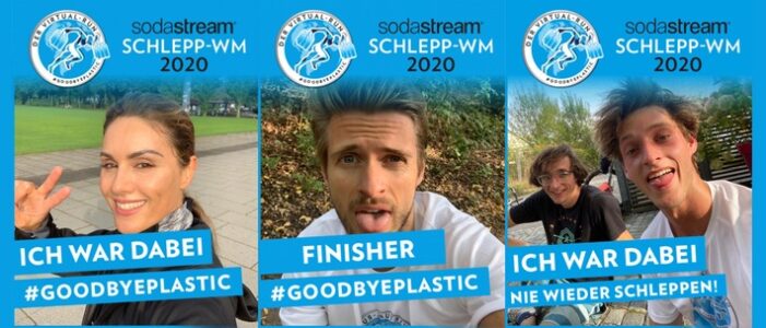 Ergebnis der Schlepp-Meisterschaft 2020 – Der Virtual Run steht fest: SodaStream feiert Gewinner und Hunderte Schlepp-Champions für ihren Einsatz für die Umwelt (FOTO)