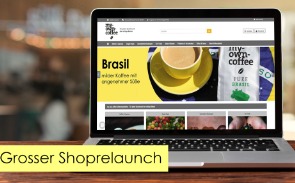 Es gibt viel Neues zu entdecken: my-own-coffee mit frisch aufgepepptem online-shop und neuen Kaffee- & Gebäck- Kategorien