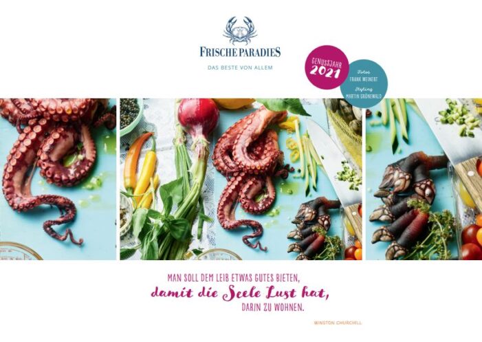 Zwölf Monate gut essen mit dem Fotokalender von Frischeparadies
