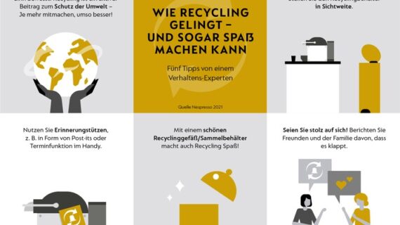 Recycling beginnt im Kopf / Fünf Tipps vom Verhaltens-Experten zum Global Recycling Day am 18.03.2021 (FOTO)