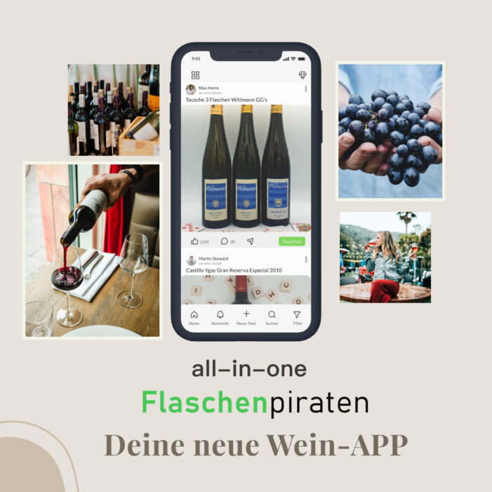 Flaschenpiraten: Erste Community Marktplatz App für Wein Flaschenpiraten: Erste Community Marktplatz App für Wein