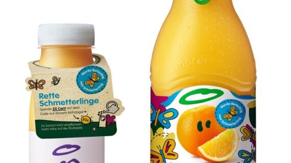 innocent ruft zum Schutz von Schmetterlingen auf (FOTO)