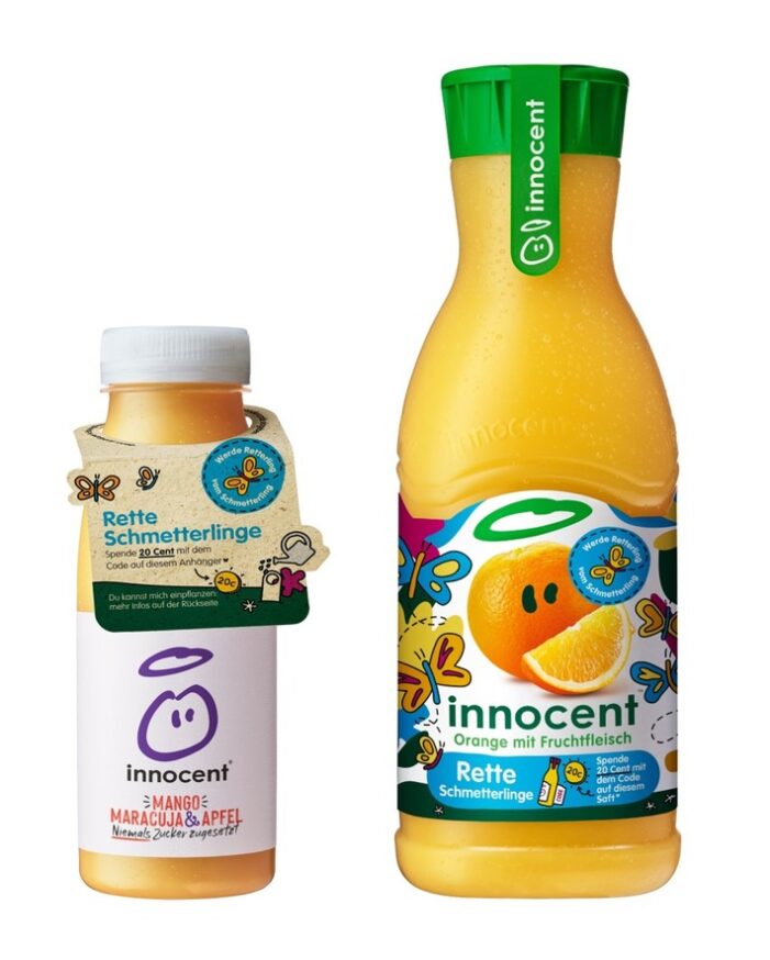 innocent ruft zum Schutz von Schmetterlingen auf (FOTO)