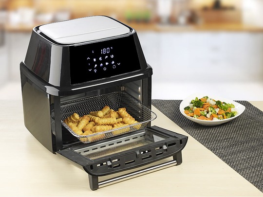 Rosenstein & Söhne Digitale XXXL-Heißluft-Fritteuse HF-410