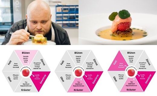 Pink Lady Apfel als Hauptdarsteller in der Avantgarde-Patisserie von Hannes Radeck: auch als DIY-Desserts für zu Hause