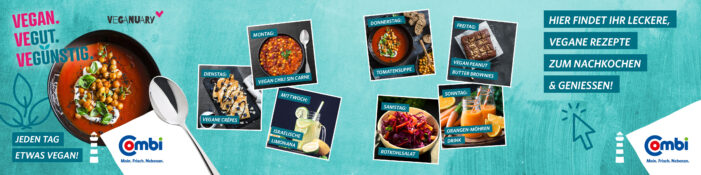 VEGAN VEGUT VEGÜNSTIG bei Combi und famila #Veganuary2022