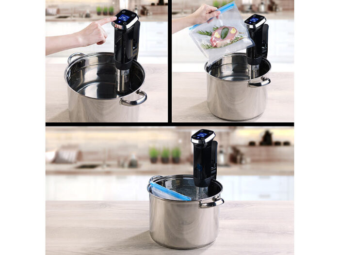 Rosenstein & Söhne Profi-Sous-Vide-Garer mit LCD-Display