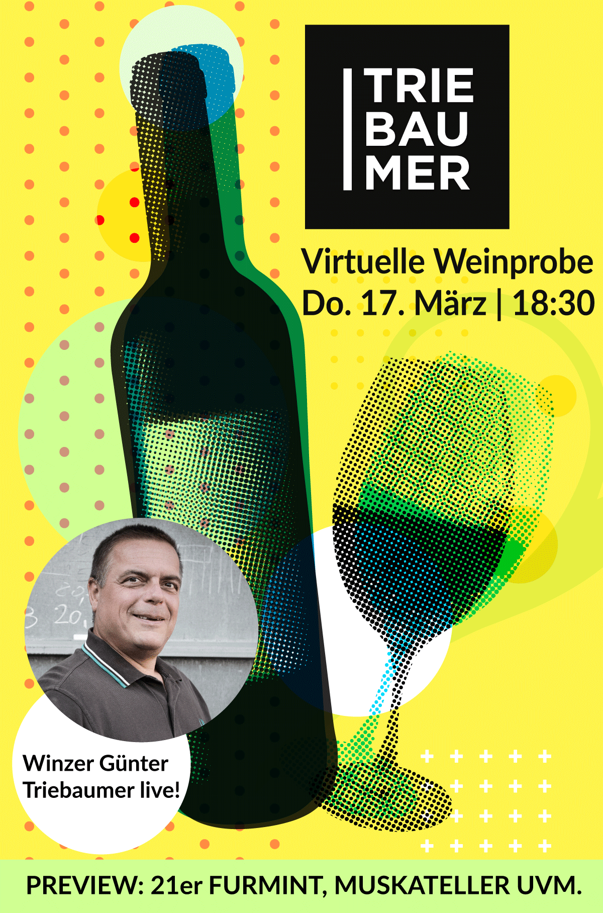 So holst du den Winzer in dein Wohnzimmer:  Triebaumer online Weinprobe am 17. März 2022 mit WEiNDOTCOM