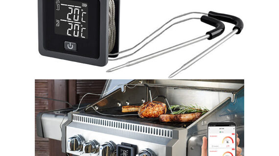 Rosenstein & Söhne Smartes Grill- & Bratenthermometer