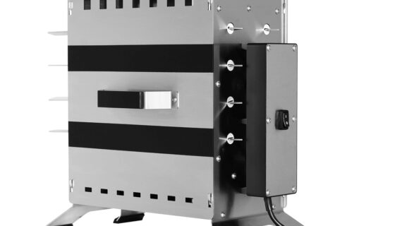 Elektrischer Schaschlikgrill für Balkon und Terrasse