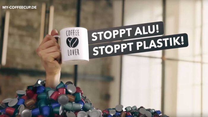 Kaffeeröster stellen von kompostierbaren Kaffeekapseln auf Aluminium um.