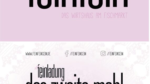 Eine feinfeine Geburtstagsfeier | Wirtshaus feinfein | Köln-Altstadt | Event am 15.10.2022 | Vorverkauf