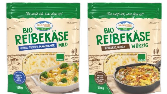 Bio-Reibekäse in Bioland-Qualität