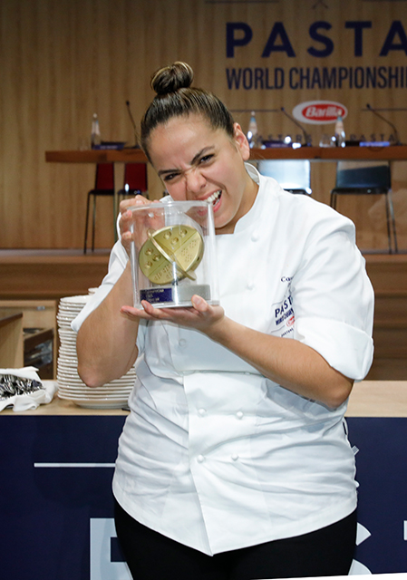 Pasta World Championship 2018: US-Amerikanerin Carolin Diaz ist Barillas neue Master of Pasta