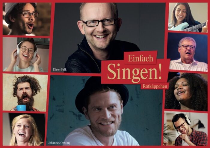 Rotkäppchen startet mit Johannes Oerding und Dieter Falk „Einfach Singen!“ / Kreative musikalische Ideen gesucht!