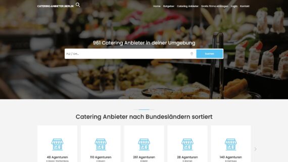 Catering-Angebote finden – Das Onlineportal Catering-Anbieter.berlin führt Sie auf die richtige Fährte