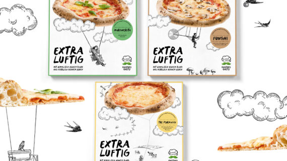 Gustavo Gusto: Neue vegetarische Tiefkühlpizzen