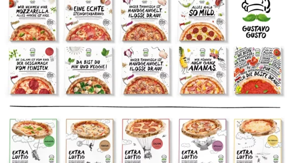 Gustavo Gusto-Tiefkühlpizzen: Jetzt auch im Großhandel
