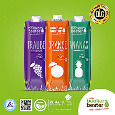 Dreifach Gold für beckers bester – wieder Bestnoten für Direktsäfte!