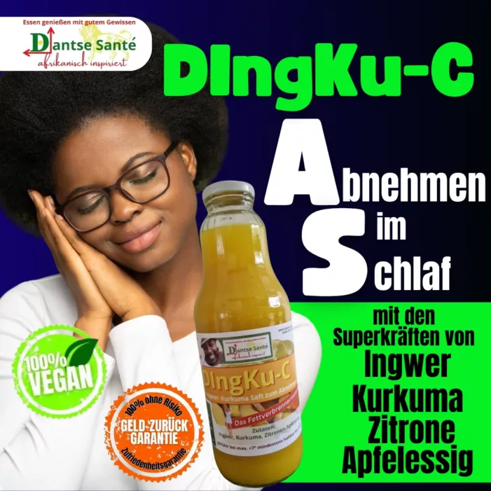 Schlaf dich schlank – mit dem 100% zuckerfreien Fettverbrenner-Saft DIngKu-C! | Dantse Dantse