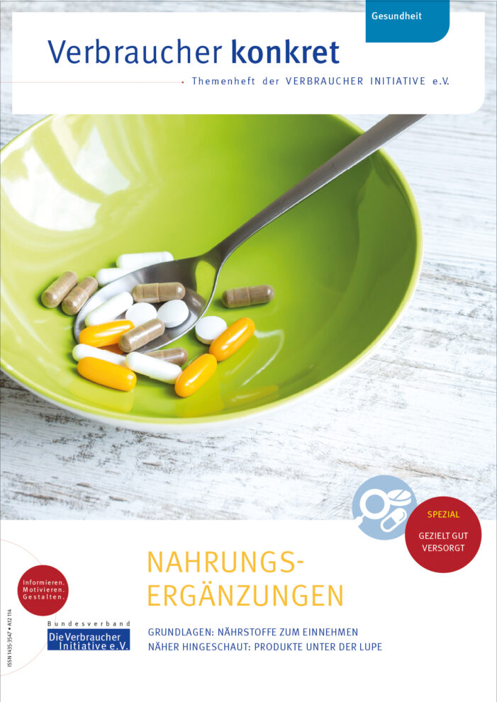 (Die Bildrechte liegen bei dem Verfasser der Mitteilung.) Nahrungsergänzungen auf Dosis achten
