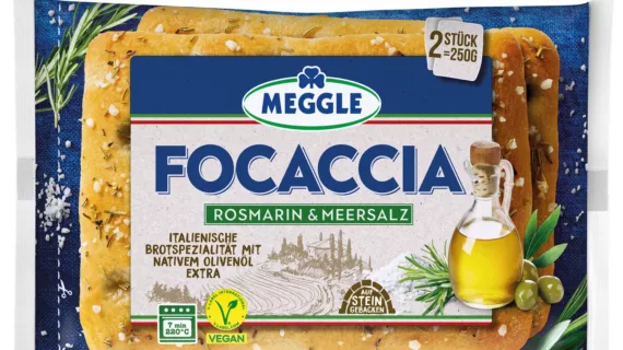Neue Grillbeilage von MEGGLE: Focaccia Rosmarin & Meersalz