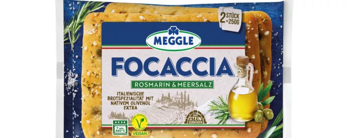 Neue Grillbeilage von MEGGLE: Focaccia Rosmarin & Meersalz