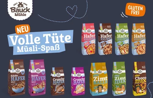 Umfangreiches Update für Bauck-Müslis